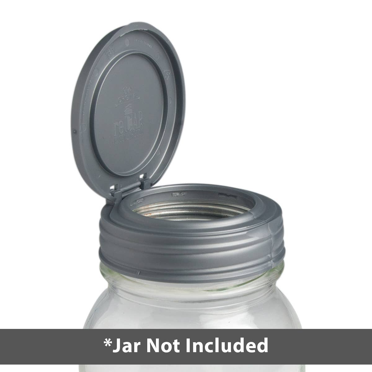 Flip-Cap Screw-on lid for Mason Jars
