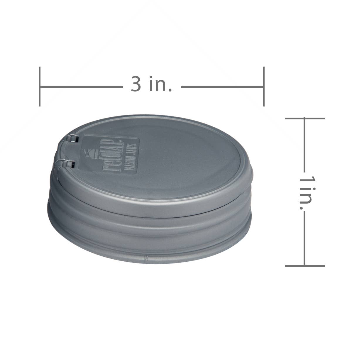Flip-Cap Screw-on lid for Mason Jars