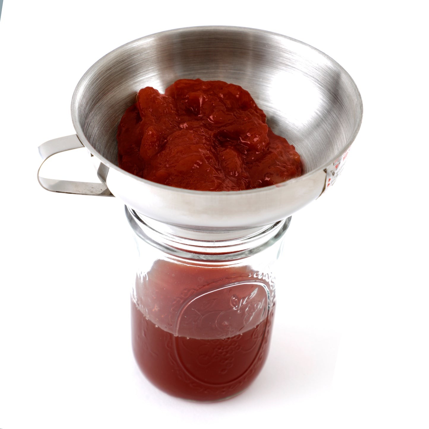 Wide Mouth Funnel with Silicone Strainer