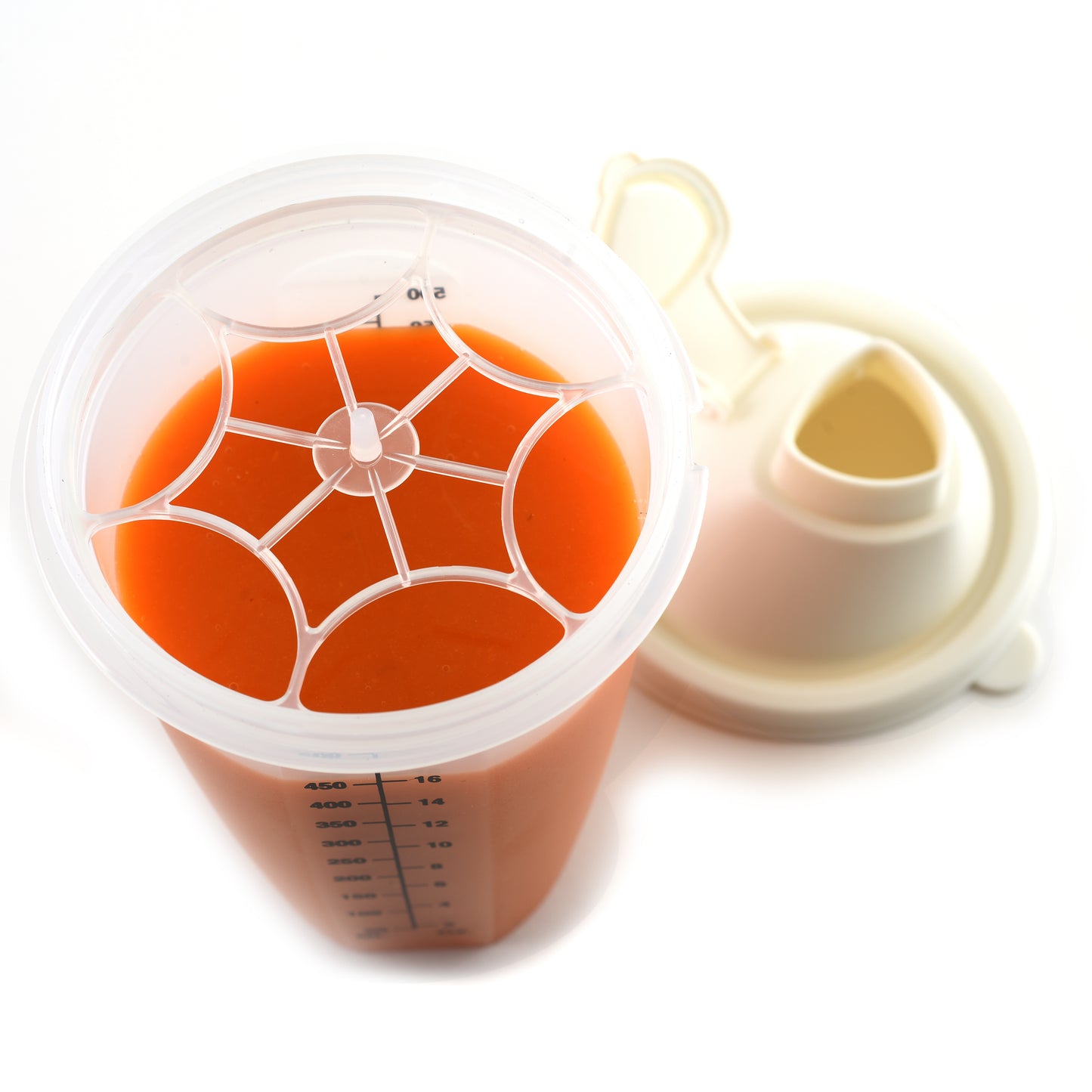 Measuring Shaker Bottle with Pour Spout