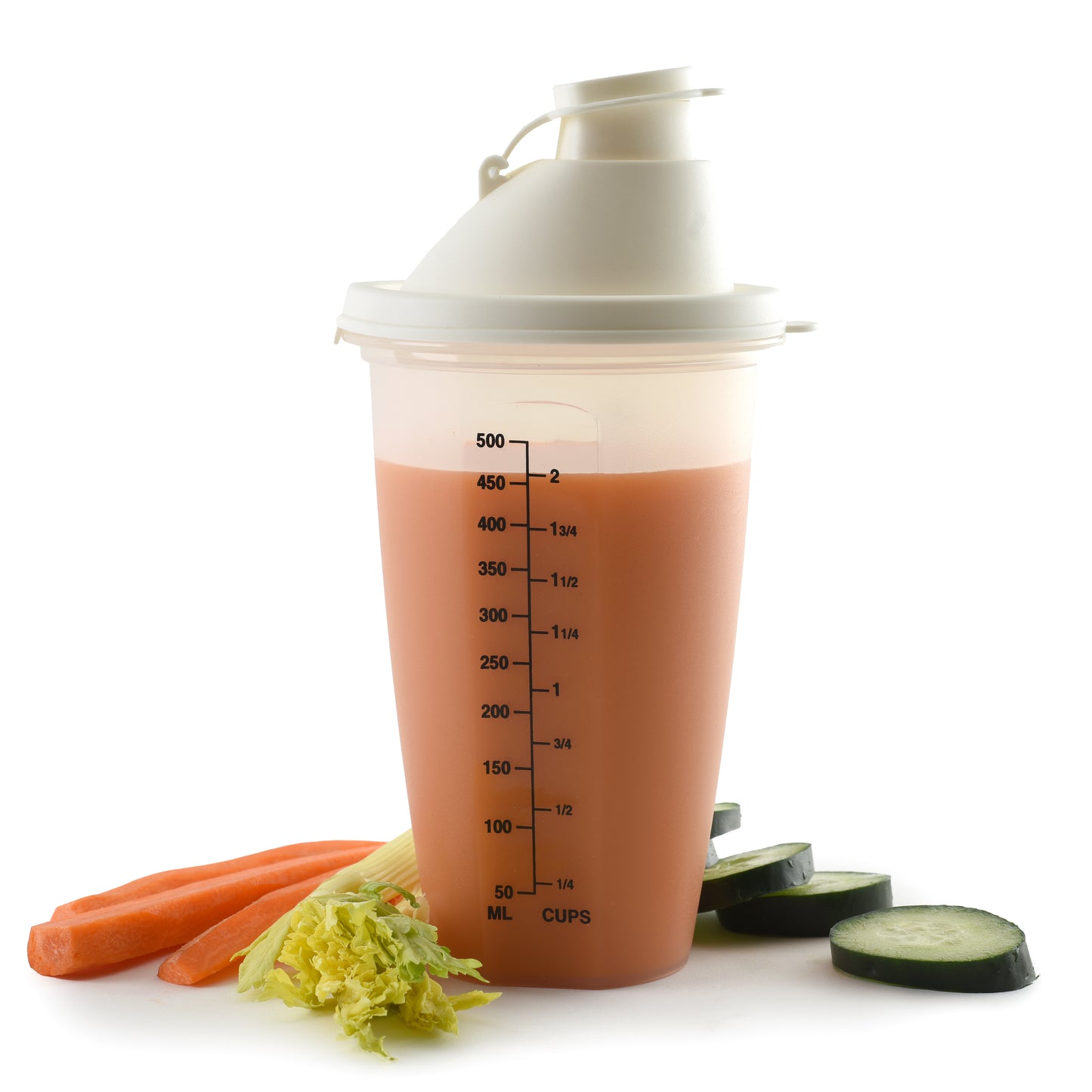 Measuring Shaker Bottle with Pour Spout