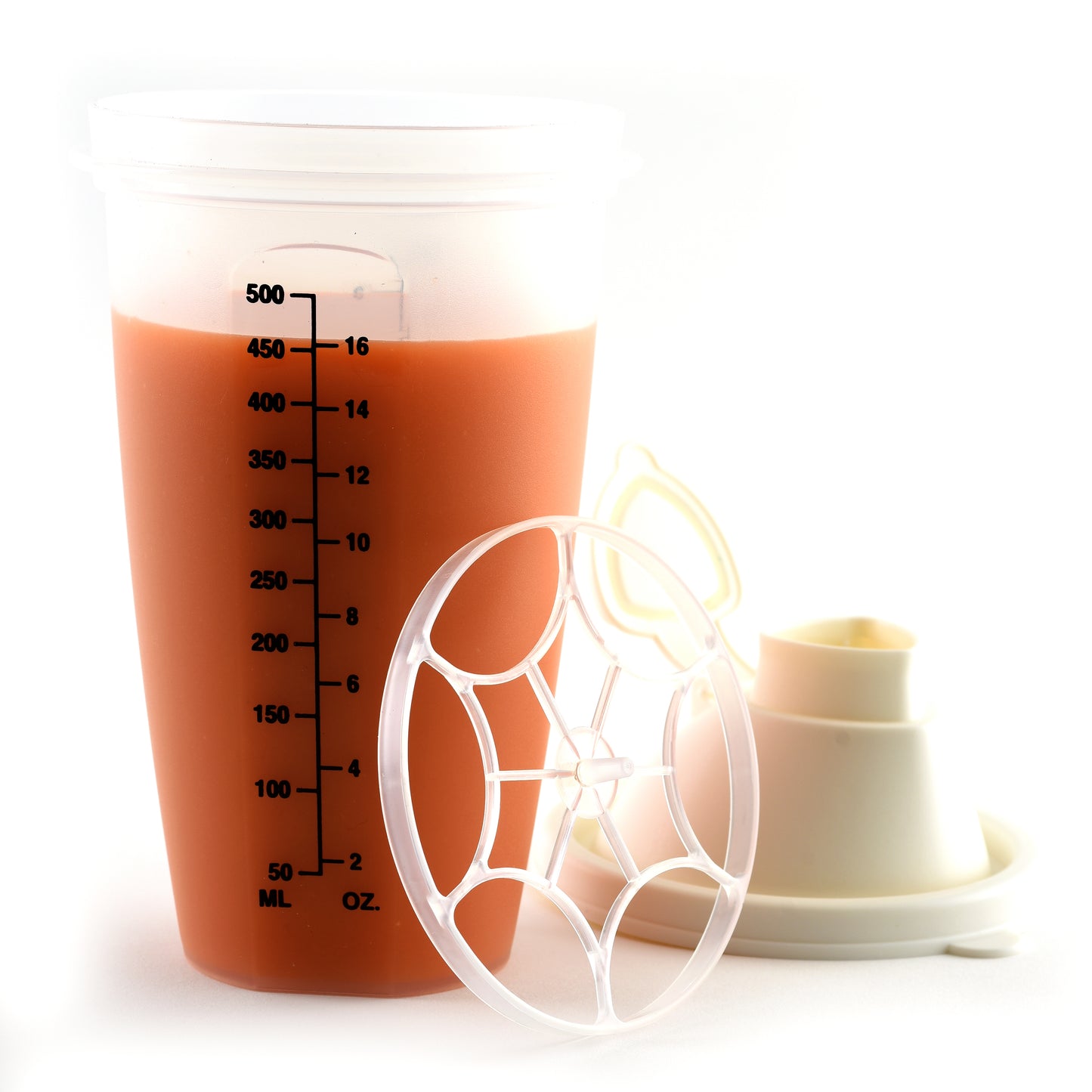 Measuring Shaker Bottle with Pour Spout