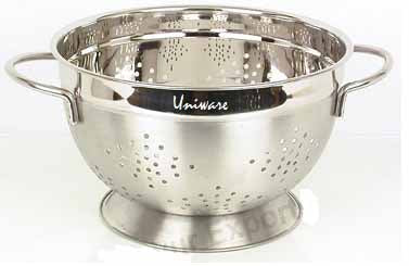 Footed Stainless Steel Colander