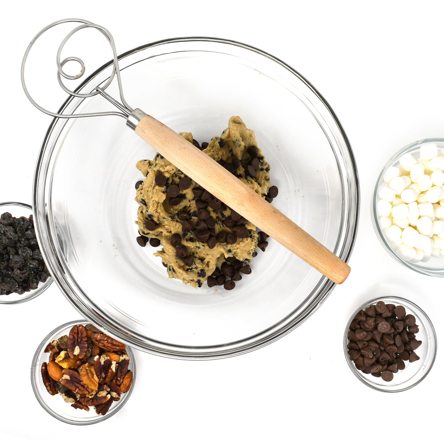 Scandinavian Dough Whisk