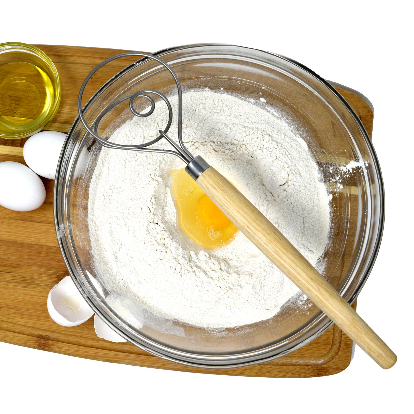 Scandinavian Dough Whisk