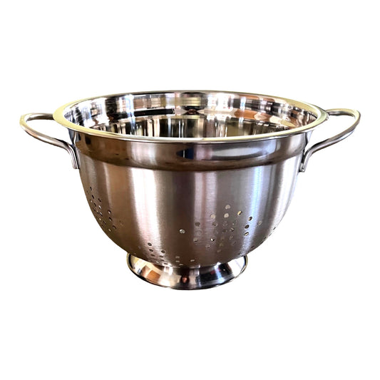 Footed Stainless Steel Colander
