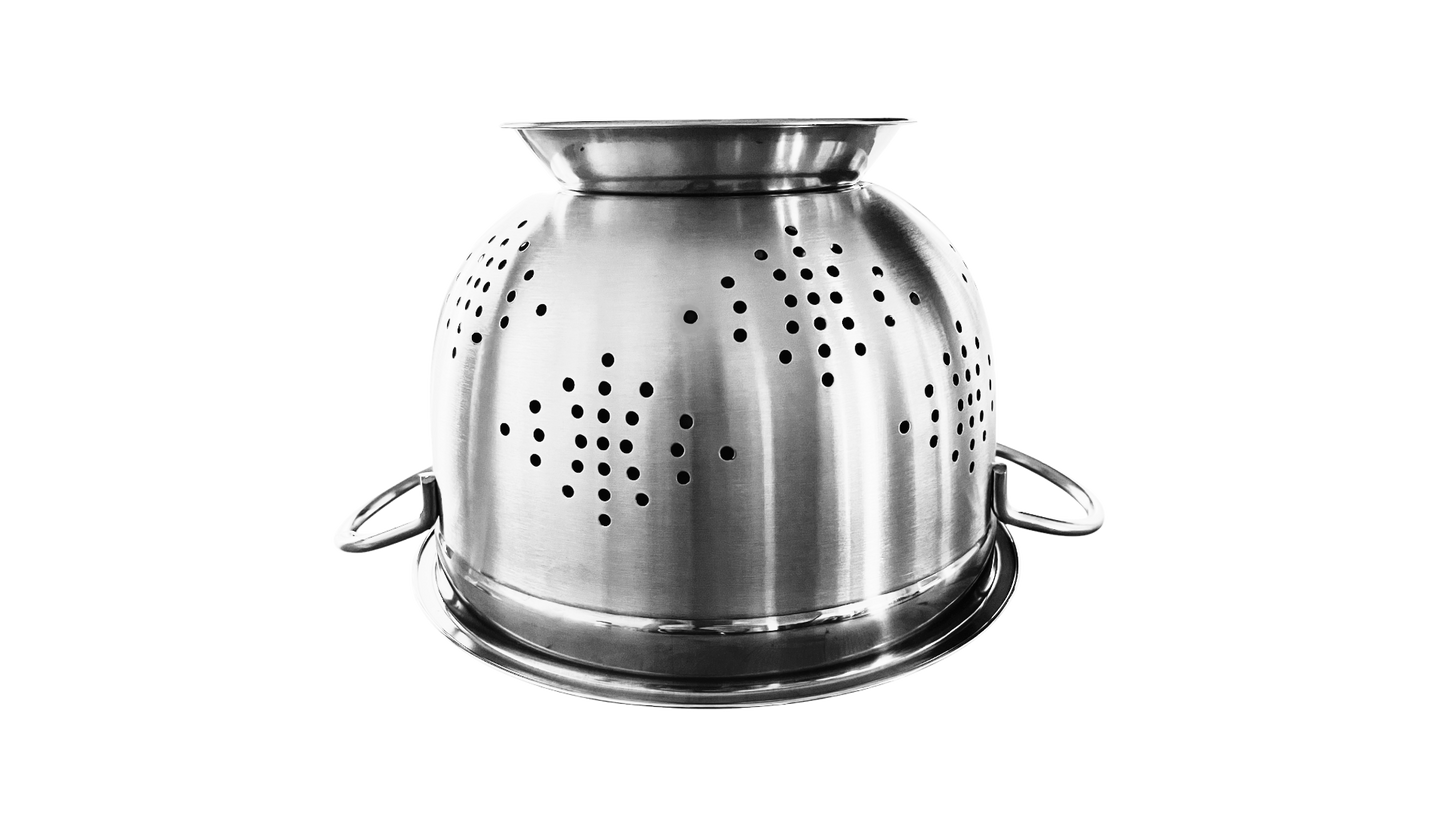 Footed Stainless Steel Colander
